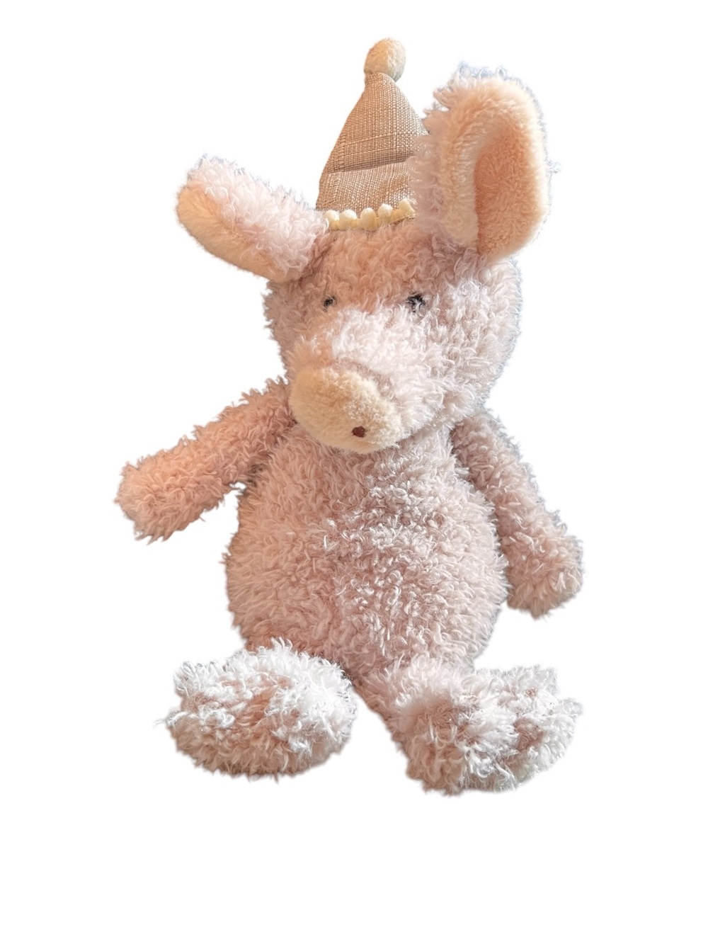 Demdaco Piggy Wigg Plush Stuffed Animal Pig